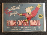 Flying Captain Marvel Fawcett Publications 1944 GOLDEN Age Paper Flying Toy 10 cents