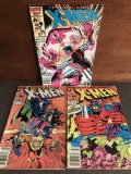 3 Issues The Uncanny XMen Comics #209 #240 & #246 Marvel Comics