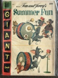 Dell Giant Tom and Jerry's Summer Fun Comic #4 Dell Comics 1957 SILVER AGE KEY Final Issue