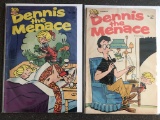 2 Issues Dennis the Menace Comic #106 & 115 Fawcett Bronze Age 15 cents