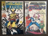 2 Issues Marvel Comics Presents Comic #19 & #118 Marvel Comics Cyclops Wolverine