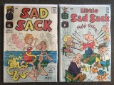 2 Issues Little Sad Sack Comic #13 & Sad Sack Comic #158 Harvey SILVER AGE COMICS 12 cents