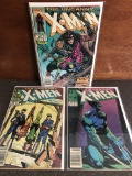 3 Issues The Uncanny XMen Comics #234 #236 & #266 Marvel 1990 Copper Age KEY 1st Cover For GAMBIT