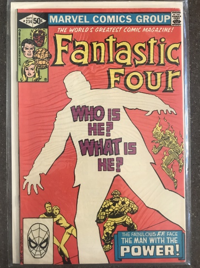 Fantastic Four Comic #234 Marvel Comics 1981 Bronze Age The Man With the Power
