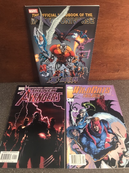 3 Issues The New Avengers #1 WildCats Trilogy #1 XMen 2005 KEY 1st Issues