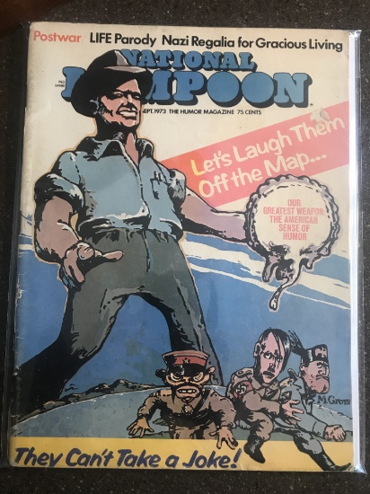 National Lampoon Magazine Sept 1973 Life Parody Nazi Regalia for Gracious Living