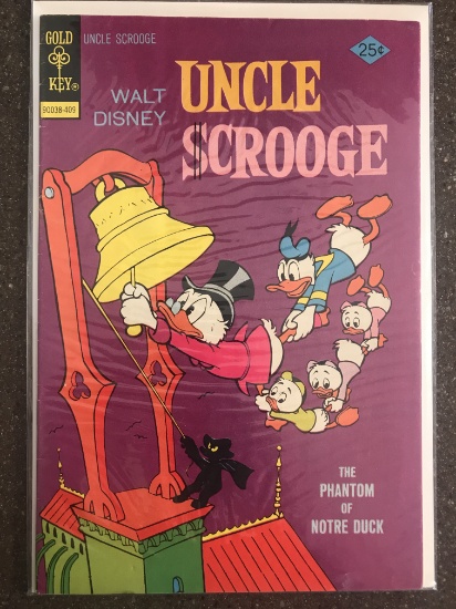 Walt Disney Uncle Scrooge Comic #114 Gold Key 1974 Bronze Age 25 Cents Carl Barks