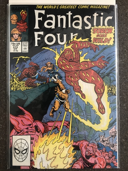Fantastic Four Comic #313 Marvel 1988 Copper Age Black Panther Cameo