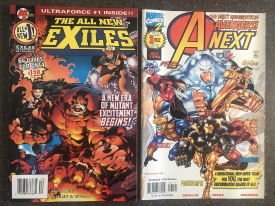 2 Issues A Next Comic #1 The All New Exiles Comic #1 KEY 1st Issues