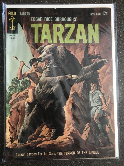 Tarzan of the Apes Comic #134 Gold Key 1963 SIlver Age 12 Cents Edgar Rice Burroughs Painted Cover