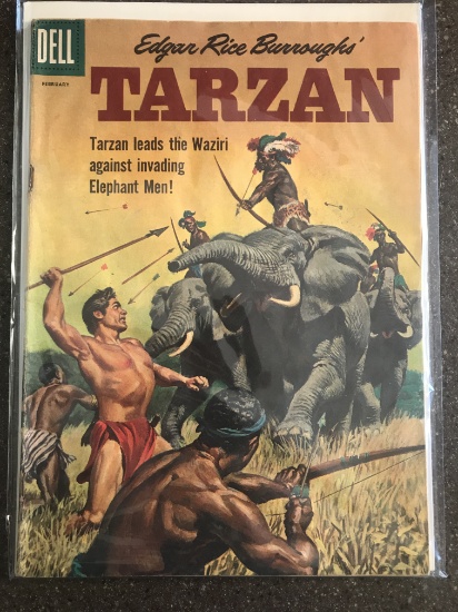 Tarzan of the Apes Comic #122 Gold Key 1961 SIlver Age 12 Cents Edgar Rice Burroughs Painted Cover