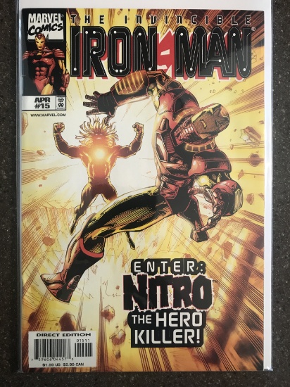 Iron Man Comic #15 Marvel Comics KEY Debut of Iron Man's Safe Armor