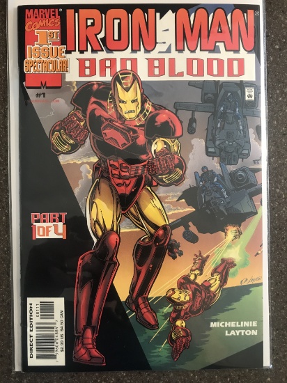 Iron Man Bad Blood Comic #1 Marvel Comics KEY 1st Issue