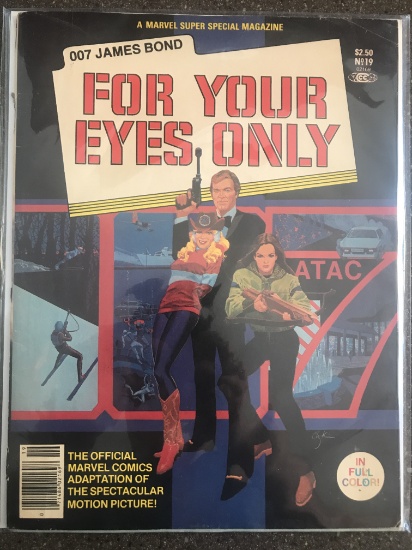 Marvel Super Special #19 For Your Eyes Only 1981 James Bond 007