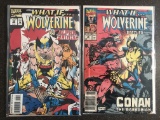 2 Issues What If Comic #16 & #59 Marvel Comics Copper Age KEY 1st Battle Between Wolverine and Conan