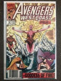 Avengers West Coast Comic #71 Marvel 1991 Key 1st Appearance of Pele