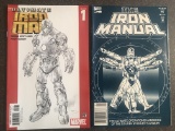 2 Issues The Iron Manual Comic #1 Ultimate Iron Man Comic #1 KEY 1st Issues