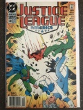 Justice League America Comic #38 DC Comics Copper Age KEY Death of Steel