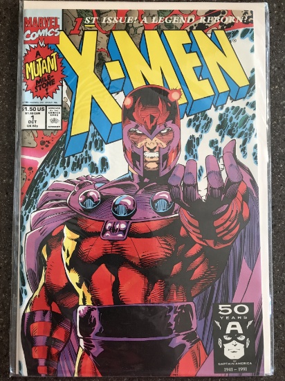X Men Comic #1d Marvel Comics KEY 1st Issue Nick Fury Cameo