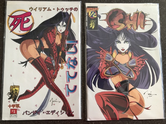 2 Issues SHI Comic 1/2 & Foreign Edition #1 Wizard Crusade KEY 1st Issue