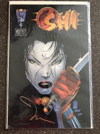 SHI the Way of the Warrior Comic #5 Crusade Signed Edition Alternate Cover