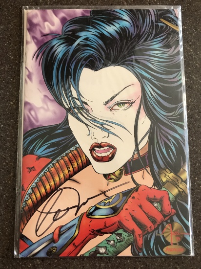 SHI the Way of the Warrior Comic #2 Limited Edition Crusade Signed Edition Alternate Cover