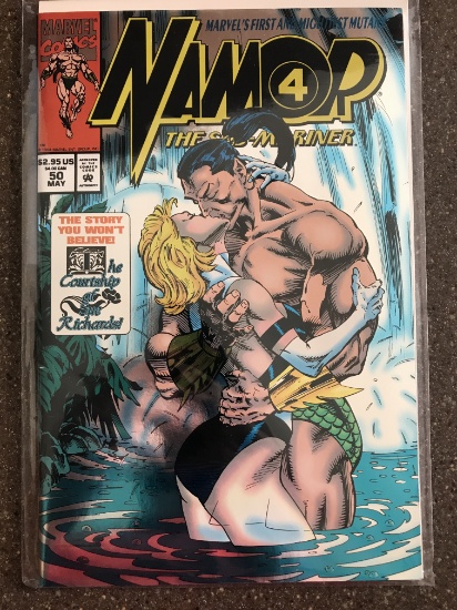 Namor The Sub-Mariner Comic #50 Double Sized Marvel Chromium Cover