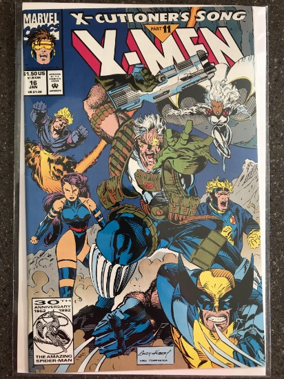 X-Men Comic #16 Marvel Unbagged Copy No Trading Card X-Cutioners Song