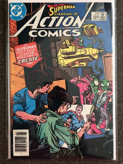 Superman Starring in Action Comics #554 DC Comics 1984 Bronze Age Gil Kane