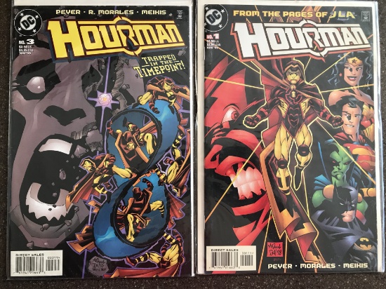 2 Hourman Comics #1 and 3 DC Comics Includes the Key First Issue