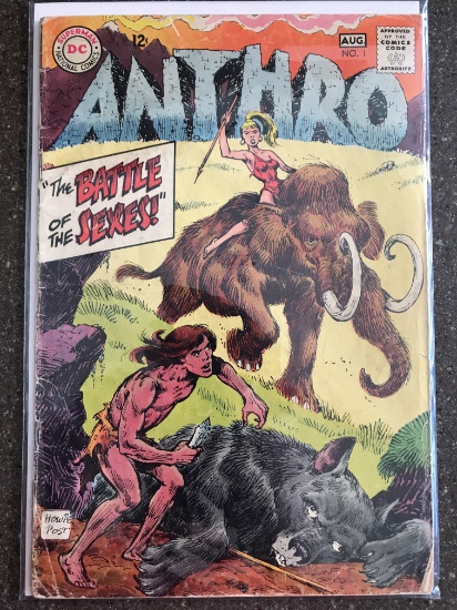 Anthro Comic #1 DC Comics 1968 Silver Age Howie Post 12 Cents Key First Issue
