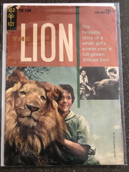 The Lion Comic #1 Gold Key 1963 Silver Age Movie Comic William Holden 12 Cents