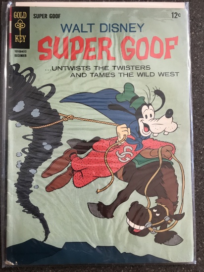 Walt Disney Super Goof Comic #5 Gold Key 1966 Silver Age Tony Strobl 12 cents