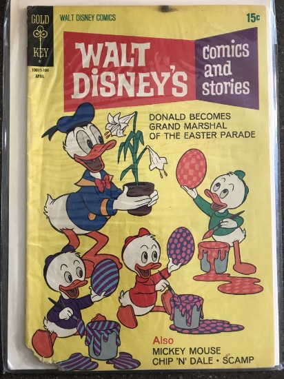 Walt Disneys Comic and Stories #367 Gold Key 1971 Bronze Age Donald Duck Huey Dewey Louie 15 cents