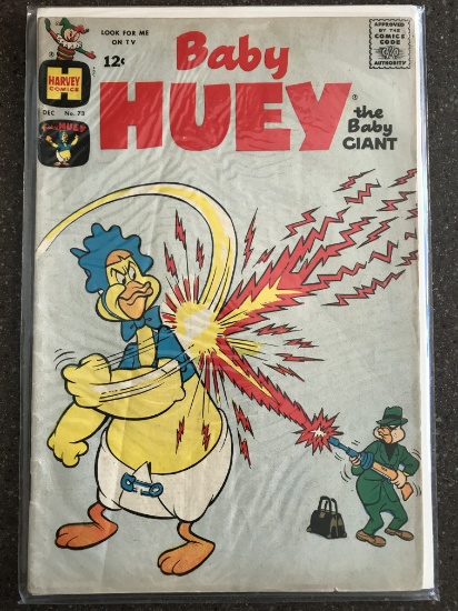 Baby Huey Comic #73 Harvey 1967 Silver Age Cartoon Comic 12 Cents