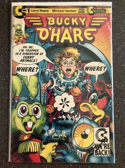 Bucky OHare Comic #1 Continuity Comics 1991 KEY 1st Issue