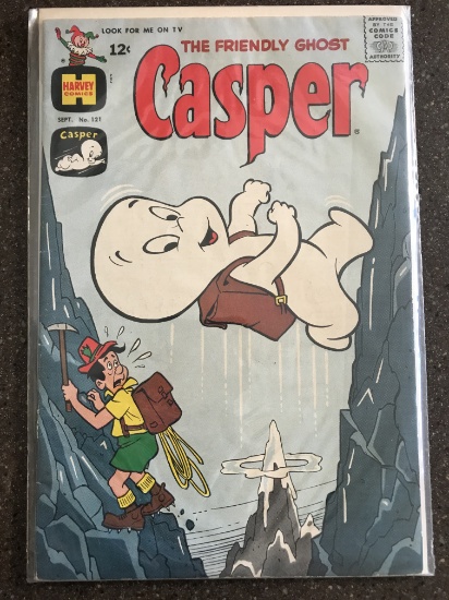 Casper Comic #121 Harvey Comics 1968 Silver Age Cartoon Comic 12 Cents
