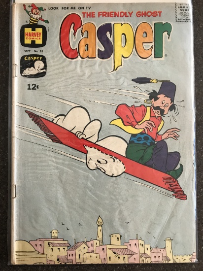 Casper Comic #85 Harvey Comics 1965 Silver Age Cartoon Comic 12 Cents