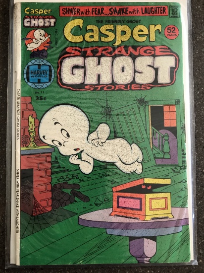 Casper Strange Stories #11 Harvey Comics 1976 Bronze Age Cartoon Comic Large