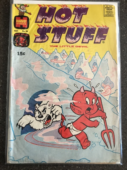 Hot Stuff Comic #93 Harvey Comics 1969 Silver Age Cartoon Comic 15 Cents