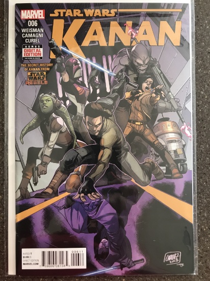 Star Wars Kanan the Last Padawan Comic #6 Marvel KEY 1st Full Appearance of Sabine Wren