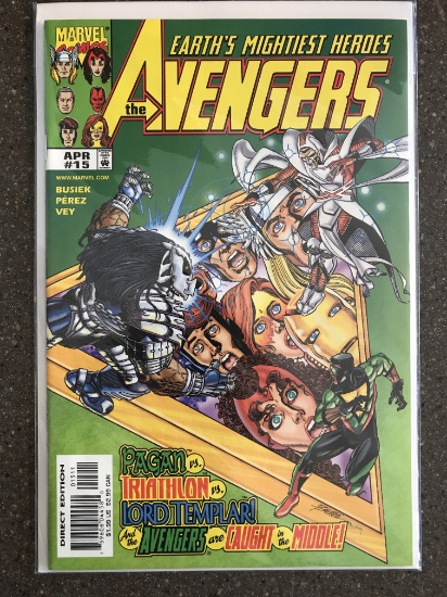 Avengers Comic #15 Marvel Comics 3rd Series Key 1st Appearance of Jonathon Tremont