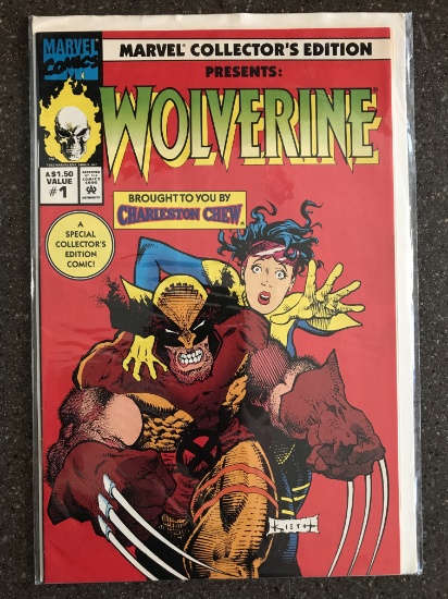 Marvel Collectors Comic #1 WOLVERINE/SPIDER-MAN Flipbook Brought to You By Charleston Chew