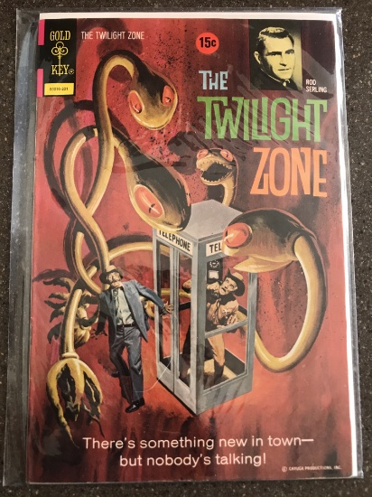 Twilight Zone Comic #47 Gold Key 1973 Bronze Age TV Show Comic Rod Serling 15 Cents Painted Cover