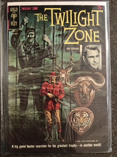 Twilight Zone Comic #27 Gold Key 1968 Bronze Age TV Show Comic Rod Serling 15 Cents Painted Cover