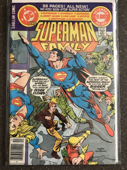 Superman Family Comic #192 DC $1.00 Comic 1978 Bronze Age Giant Superman Supergirl Vince Colletta