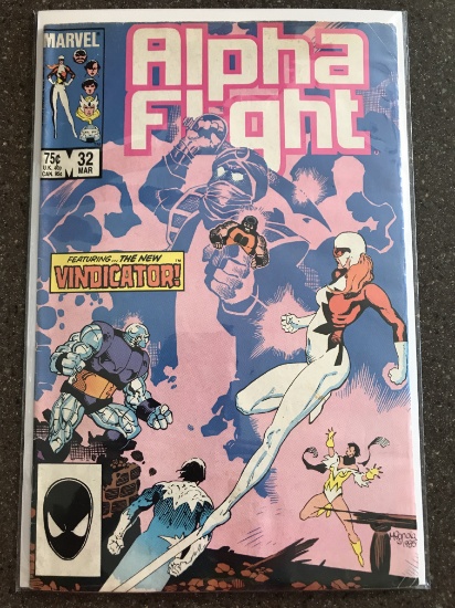 Alpha Flight Comic #32 Marvel Comics 1986 Copper Age KEY 1st Appearance of Heather Hudson