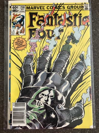 Fantastic Four Comic #258 Marvel Comics 1983 Bronze Age Doctor Doom