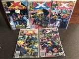 5 X-Factor Comics #70-74 Run in Series Marvel Includes Key #71 With New Team Appearance