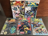 5 X-Factor Comics #75, 77, 81, 85 & 93 Marvel Includes Key Polybagged #85 with Trading Card